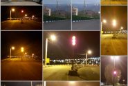 بهره برداری از چراغهای راهنمایی و روشناییهای تزئینی در شهر رازمیان