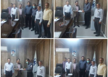 تجلیل از آتش نشانان شهر رازمیان به مناسبت گرامیداشت روز آتش نشان